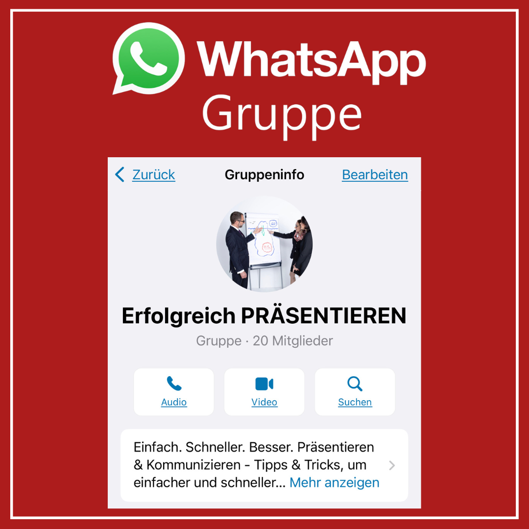 Whatsapp Gruppe Präsentation